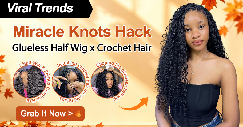 3 IN 1 Half Wig
