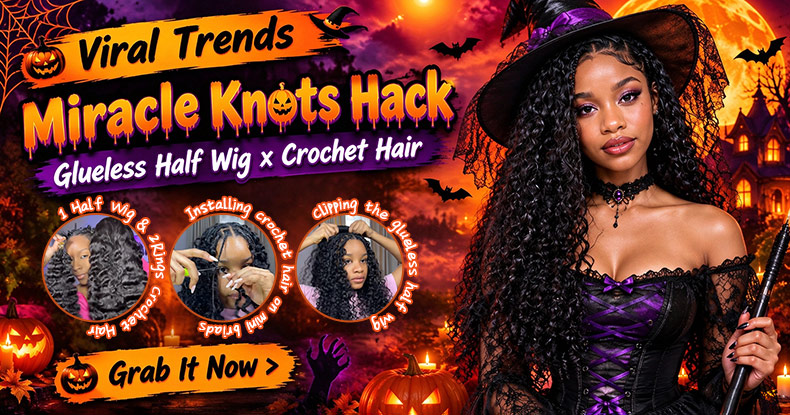 3 IN 1 Half Wig x Miracle knots