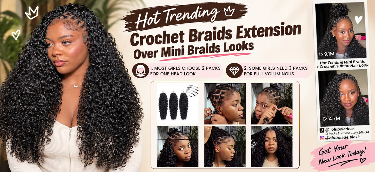 Miracle Knots Crochet Human Hair