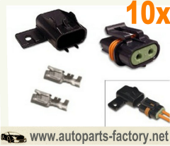 longyue 10kit Weather Resistant Sealed socket/connector Fuse ATO Holder w/ Cap