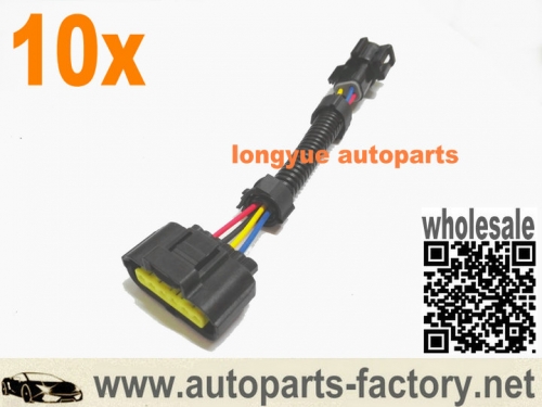 10pcs Ford Mustang Lightning Mass Air Meter Adapter Harness 4 TO 6 PIN OBD-I to OBD II MAF Adapter