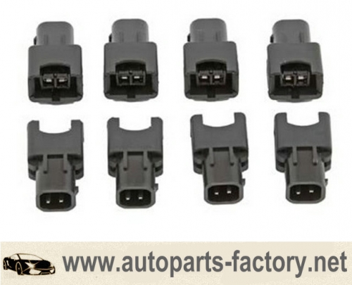 longyue 10pcs Fuel Injector Electrical Connector Adapter EV1 Female to EV6 USCAR to JETRONIC