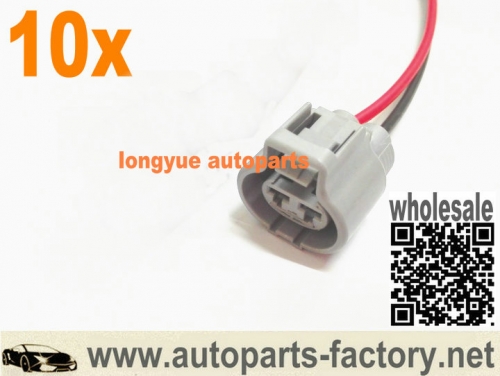 longyue 10pcs Connector harness pigtail fit Fan Radiator Relay 246810-3560 1B843 Toyota Lexus 6"