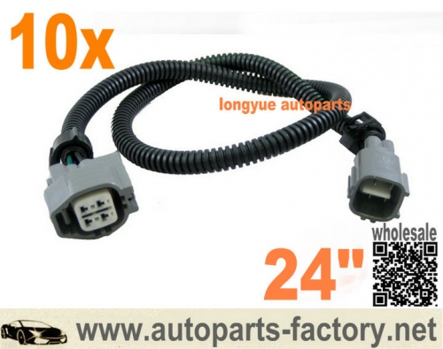 longyue 10pcs 4 pin Denso O2 Oxygen Sensor Extension fit Subaru Toyota 24"