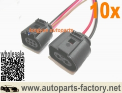 longyue 10set Cooling Fan Control Module Plugs Pigtails 98-05 VW Passat B5 Audi A4 S4 A6 6