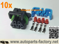 longyue 10kit LS2 LS3 LS7 Camaro Corvette Oxygen O2 Sensor Female Connector kit