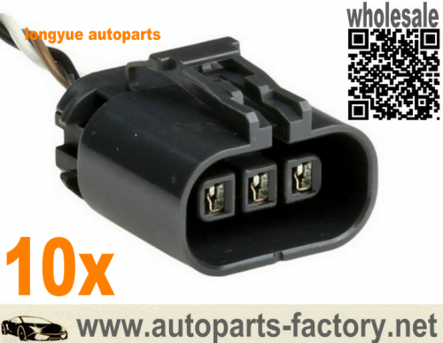 longyue 10pcs 3 way KA24DE Oxygen O2 Sensor Connector Pigtail 6"