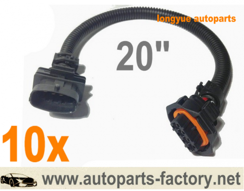 longyue 10pcs 4 way O2 Oxygen Sensor Extensions Wiring Loom Leads VE Commodore 3.6ltr V6 SIDI Engine