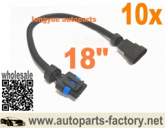 longyue 10pcs GM LS2 5-Wire MAF Extension Harness 18