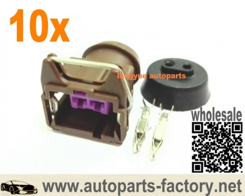 Longyue 10Set RC Fuel Injector Connector fit All BOSCH EV1 applications