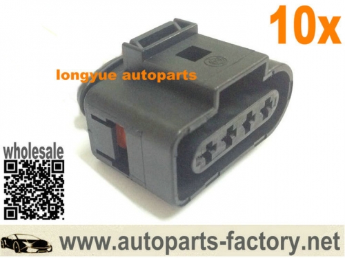 longyue 10pcs 4 Way Ignition Coil Connector Repair Kit A4 A6 VW Passat 1J0 973 724 1J0973724