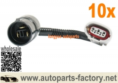 longyue 10pcs 3 Wire Alternator Connector Adapter Plug suits Toyota Hilux Landcruiser Hiace & Denso