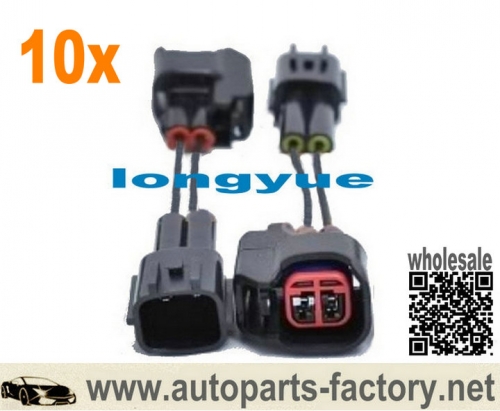 longyue 10pcs Injector Adapter - Nissan Late Style (VG30-SR-KA-RB25) to ID1000/725/850/1300 & EV14