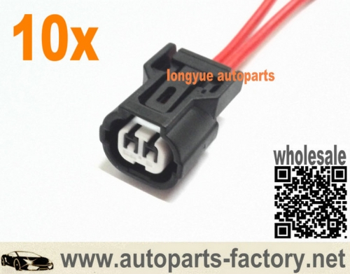 longyue 10pcs Honda RSX Intake air temperature IAT sensor connector plug 6"
