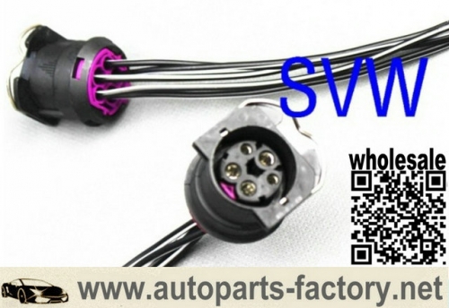 longyue 10pcs 5 pin/way VW Passat headlamp wiring harness adapter socket 6"