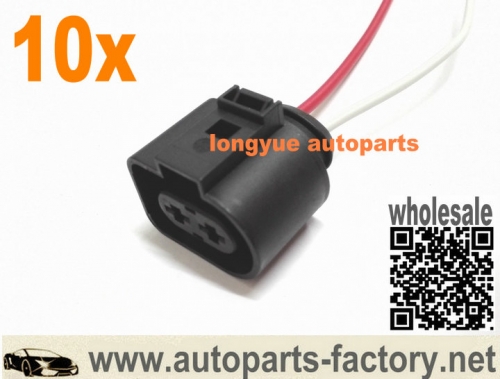 longyue 10pcs Jetta Secondary Air Pump Connector Pigtail 1J0 973 752 6"