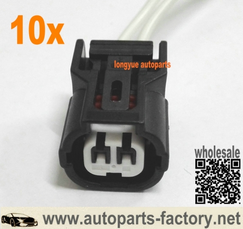 longyue 10pcs 2 way ACDelco PT1866 Connector/Pigtail (Engine Misc) 6"