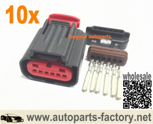 longyue 10set Ford Mustang/Mazda F150 6 Way MAF Repair Plug Connector Kit