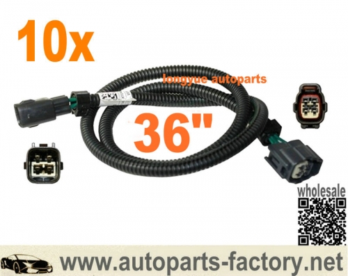 longyue 10pcs 4 pin Toyota Oxygen O2 Sensor Extension Harness 36"