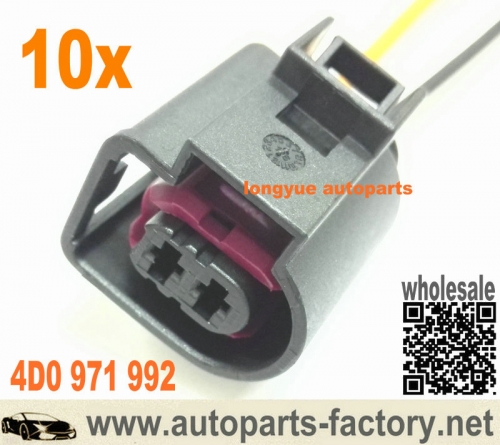 longyue 10pcs Audi A4 / VW Seat Skoda Wiring Loom Connector Plug Harness Repair 4D0 971 992 4D0971992 8"