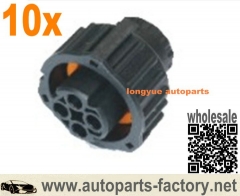 longyue 10pcs 4 way female round amp car plug waterproof sensor Tyco connector