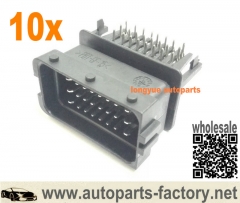longyue 10kit FCI 24Pins ECU Male Connectors & Pins Black