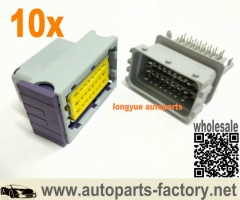 longyue 10kit FCI 24Pins ECU male and female Connectors & Pins Gray