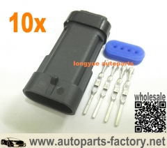 longyue 10pcs 4 way Speed Sensor Connector Repair Kit Multipurpose Plug