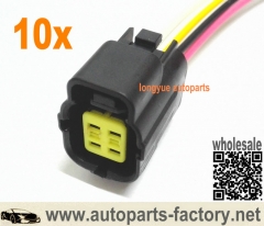 longyue 10set 4 way Econoseal J Series plug pigtail O2/oxygen sensor connector harness