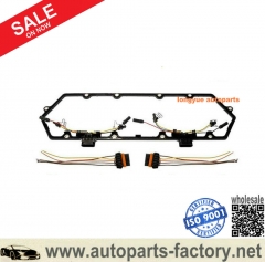 longyue 94-97 Powerstroke 7.3 7.3L Ford Valve Cover Gasket w/Fuel Injector VC Glow Plug Harness-FREE SHIPP available