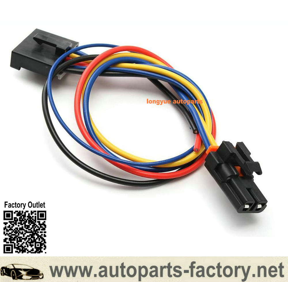 2 Heads 5 Wire Harness Pigtail Connector For Blower Motor Resistor Fits:GM Ford 