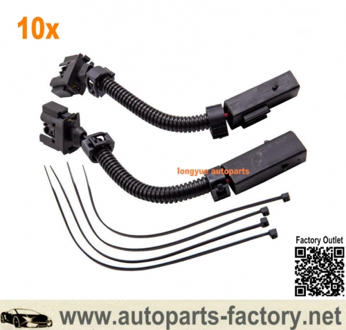 Longyue 10set Engine Camshaft Adjuster Magnet Wiring Harness For Mercedes-Benz W203 C230 2711502733 / A2711502733 6"