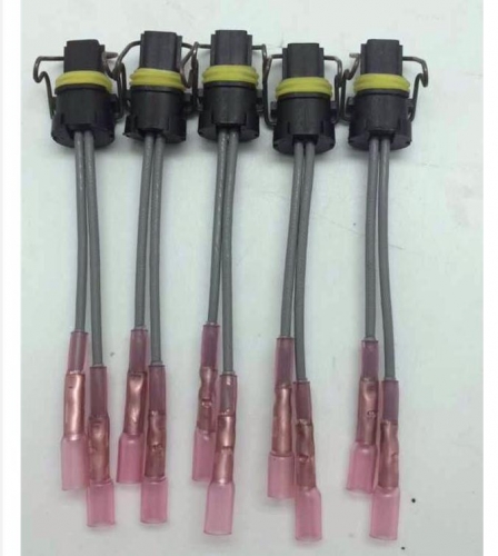 longyue 10pcs 366-9748 Fuel Injector Wiring Harness Kit For Caterpillar Cat E330D E336D C7 C9 Excavator 6"