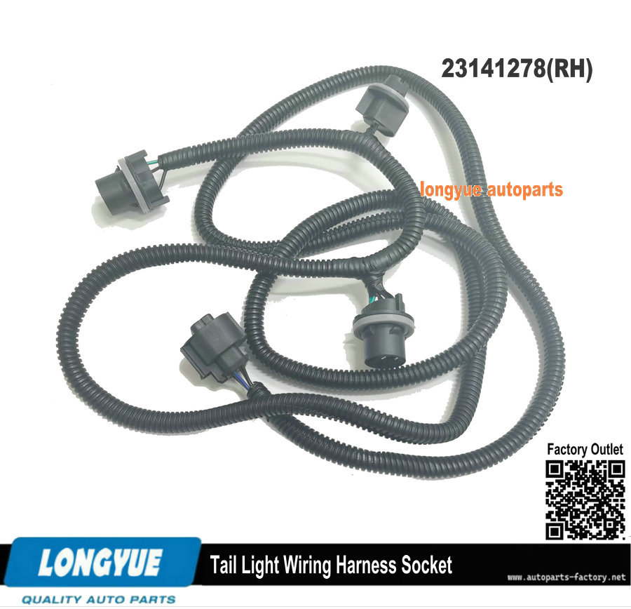 1415 Chevy Silverado Sierra Tail Light RearSocket & Wire LH & RH GM