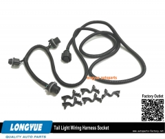 Longyue 22869169 Tail Light Lamp Wiring Harness Socket Silverado Sierra 2014-2015
