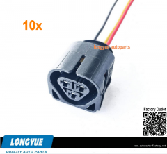Coolant Fan Switch Connector Pigtail Wiring Harness - For 88-92 TBI Camaro & Similar GM