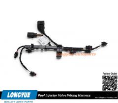 Longyue 06L971627AB 06L971627T Fuel Injector Valve Wiring Harness VW Audi Skoda Seat 1.8T 2.0T