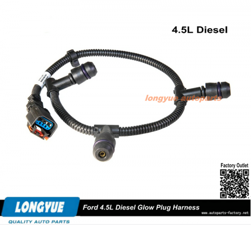Longyue 2006-2007 Ford LCF 4.5L Diesel Glow Plug Harness 6E7Z9D930BC Left Driver Side