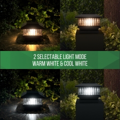 Solar Fence Post Light