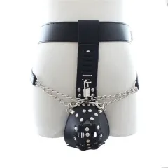 Cock Cage Chastity Belt Black