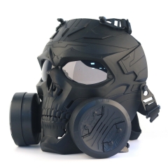 Wolf Warrior Mechanical Skull dual fan tactical protective mask