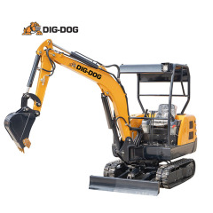 DIG-DOG DG25 Mini excavadora hidráulica sobre orugas precio de fábrica 2 excavadora pequeña de 2,5 toneladas a la venta