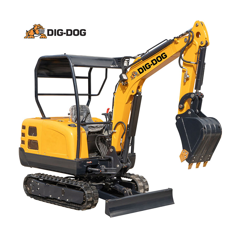 DIG-DOG DG25 Mini Hydraulic Crawler Digger Factory Price 2 2.5 Ton Small Excavator for Sale