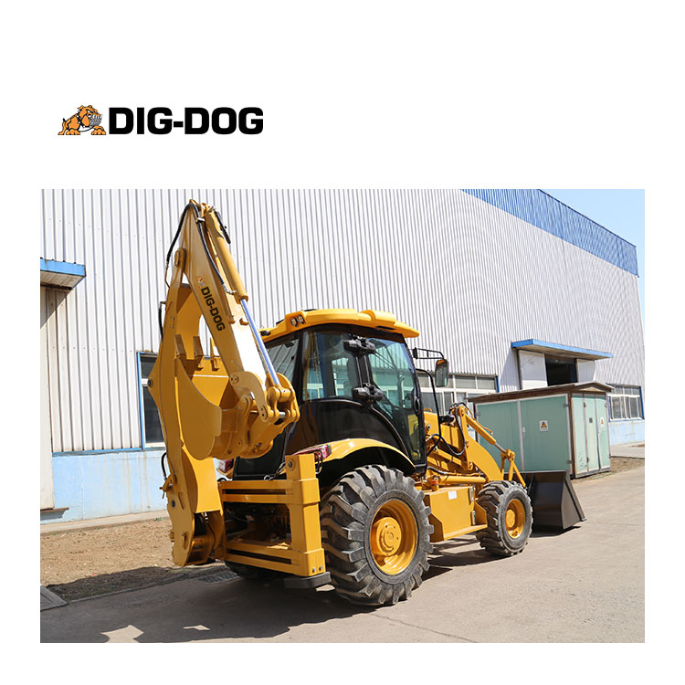 Retroexcavadora universal pequeña DIG-DOG BL820 de 2,5 toneladas con accesorio multifuncional