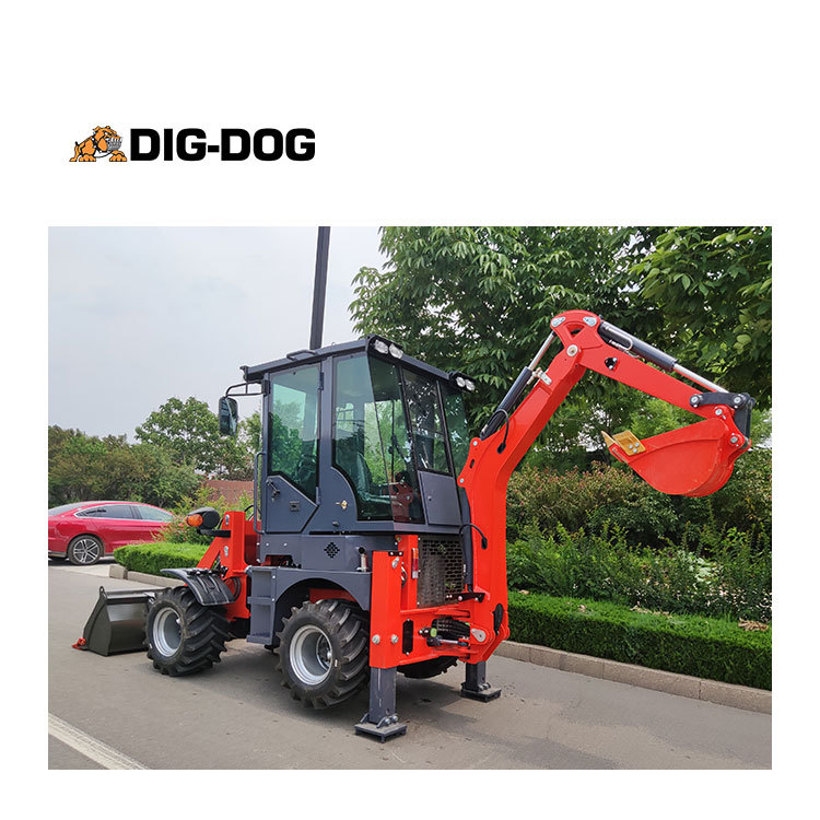 DIG-DOG BL350 Мини-колесные фронтальные погрузчики Компактный экскаватор-погрузчик