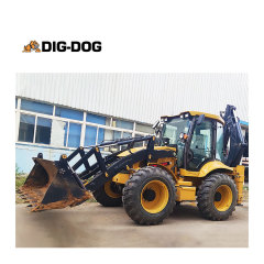 Retroexcavadora con cargador compacto DIG-DOG BL920 con accesorios
