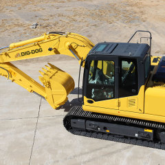 DIG DOG DG150 Small Excavator 15 Ton Crawler Hydraulic Mini Excavator for Sale