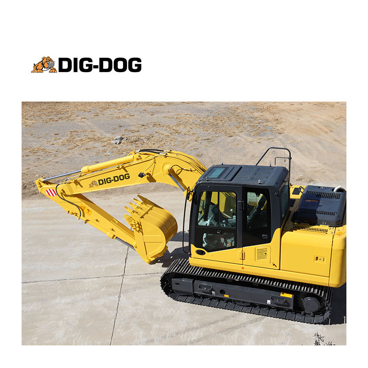 DIG DOG DG150 Малый экскаватор 15-тонный гусеничный гидравлический мини-экскаватор для продажи