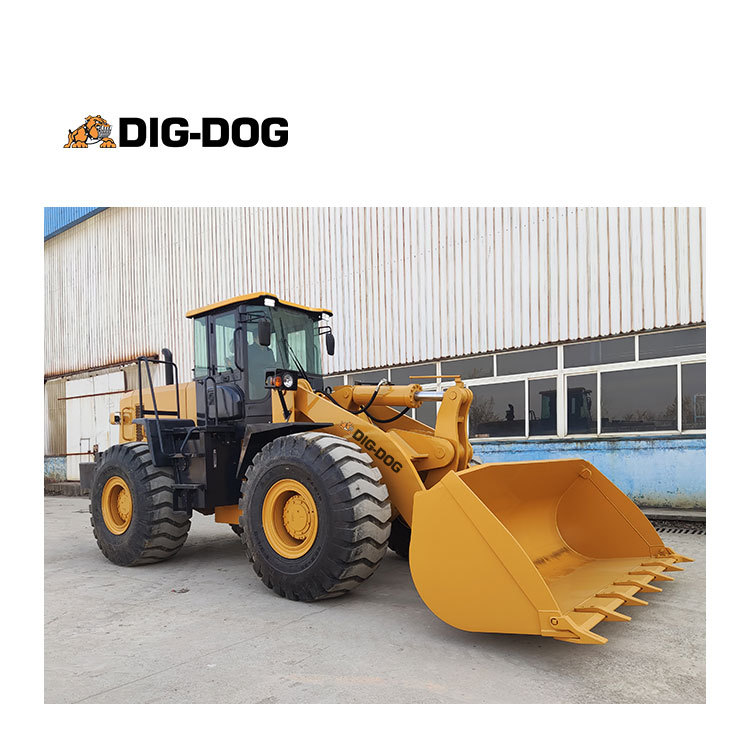 DIGDOG ZL60 Горные погрузчики Мини фронтальный погрузчик Компактный колесный погрузчик на продажу