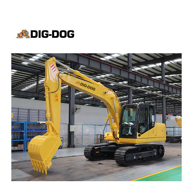 DIG DOG DG150 Small Excavator 15 Ton Crawler Hydraulic Mini Excavator for Sale